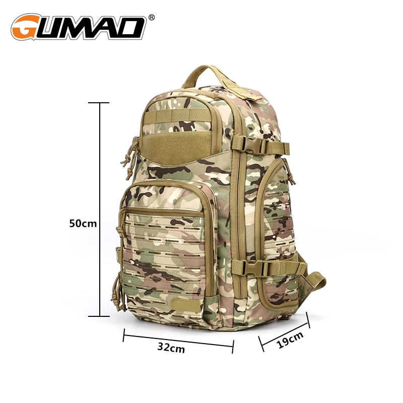 Тактический Военный Molle Армейский Рюкзак Rucksack Сумка Камуфляж Туристический Спортивный Походный плечо охота Мужские