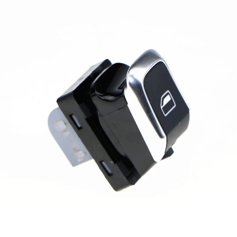 

COSTLYSEED 4GD 959 855 A 12 PCS Chrome Window Glass Electric Control Switch Button For A6 S6 RSQ3 Q3 A7 A8 S8