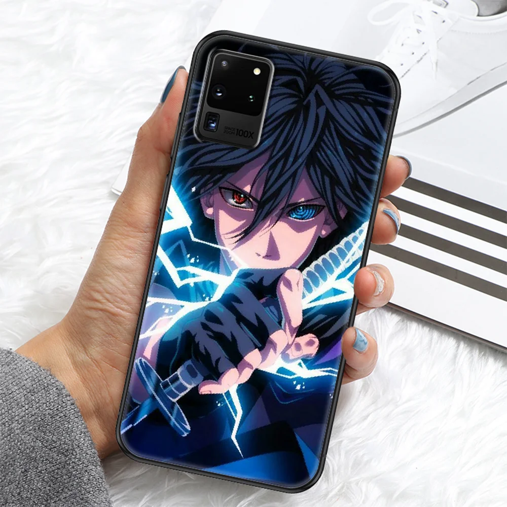 

Anime N-Narutos Phone case For Samsung Galaxy Note 4 8 9 10 20 S8 S9 S10 S10E S20 Plus UITRA Ultra black silicone Etui art