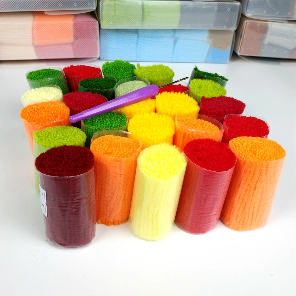 Крюк с защелкой подушки Love Me предварительно напечатаным холстом Чехлы акриловой