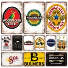 Табличка с логотипом виски, пива в стиле ретро