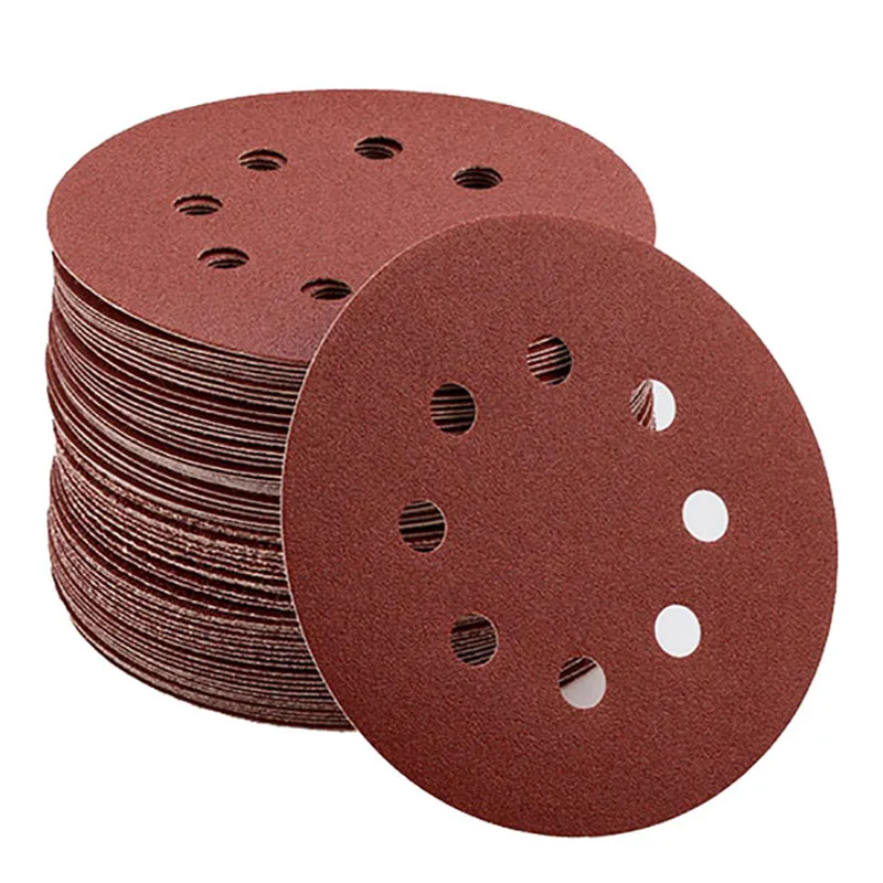 

Бумага наждачная круглая, 125 мм, 8 отверстий, Зернистость 40-800, 20 шт.