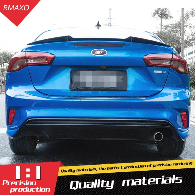 Спойлер для Ford Focus 2019-2020 высококачественный АБС-пластик праймер заднего крыла