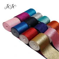 jojo bows 75mm 2y sparkly glitter ribbon solid webbing for diy hair bows material gift box wrapping apparel sewing diy supplies