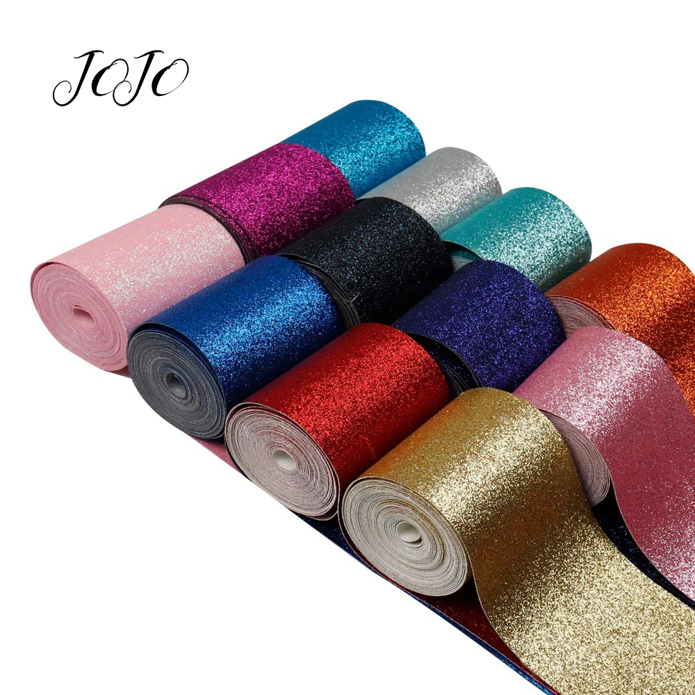 Лента JOJO BOWS 75 мм 2y блестящая однотонная лямка для бантов волос сделай сам