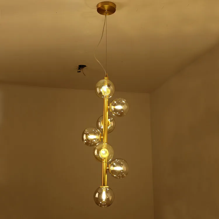 Железные французские люстры Золотой Современный хрустальный подвесной