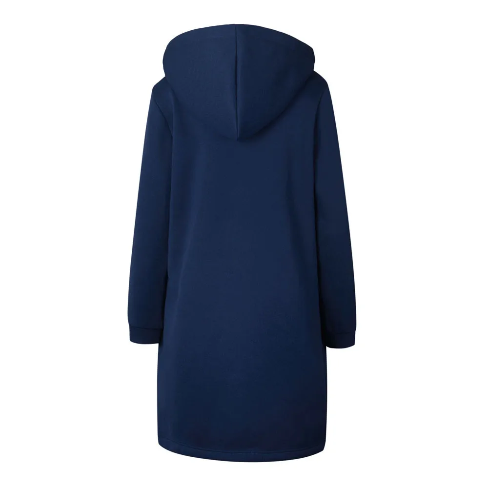 Женская зимняя теплая парка куртка оверсайз Женское пальто с карманами и