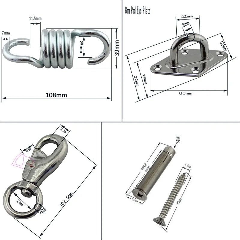 Гамак кресло висящим комплектом нагрузки Ёмкость 700 фунтов лёгкий нейлоновый