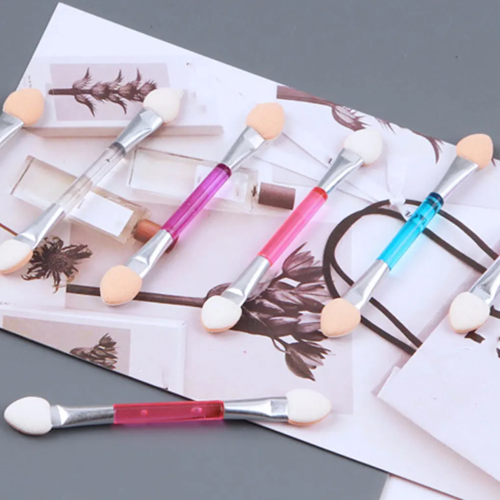 10 шт./партия тени для век Кисть со спонжем макияжа Тени Аппликаторы гигиенические