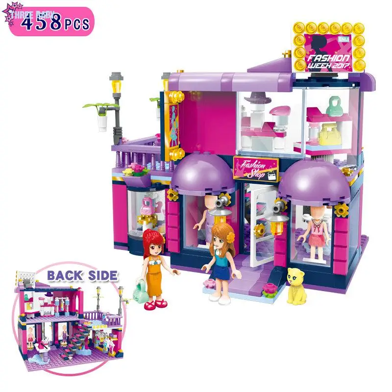 Lepining девочек Heartlake рынка звезда дом друзья Город Модель &quotулица&quot