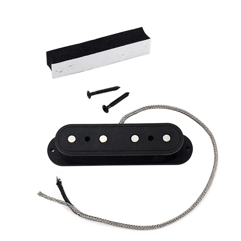 

4 Pole Guitar Pickup Maple Wood Humbucker Pickup Jack for Cigar Box Guitar
