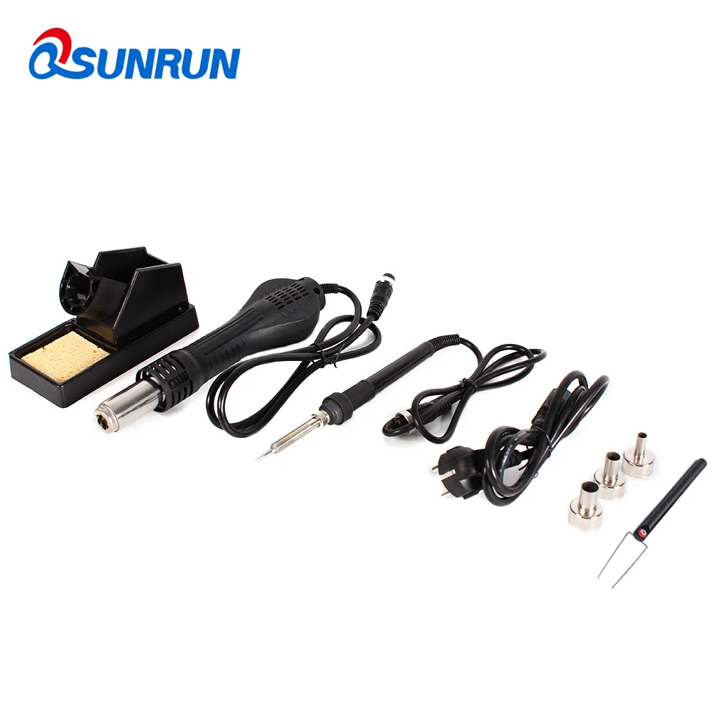 

8586D Hot Air Gun Soldering Station Two-in-One Electric Soldering Iron Constant Temperature Adjustable Hot Air Dual Digital Disp