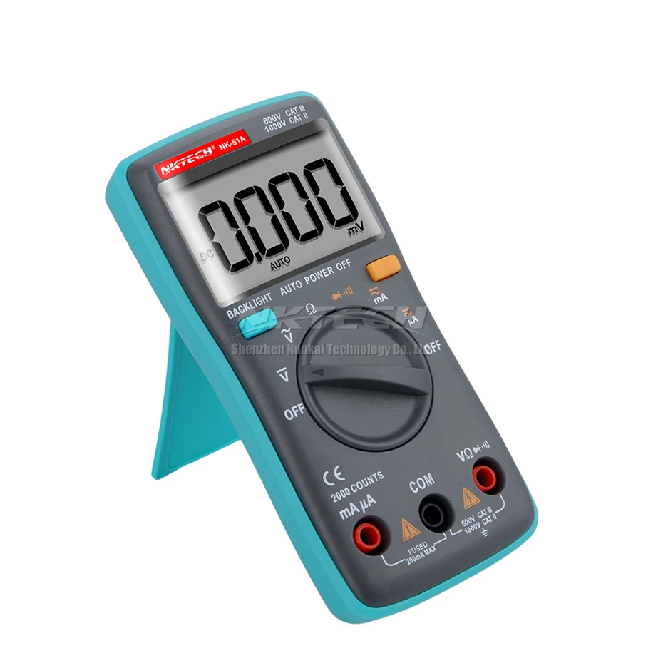 NK51B VS RM100 Diagnostic-tool Digital Multimeter 6000Counts Backlight AC/DC Ohm Ammeter Temperature multimetro NK51A C D | Инструменты