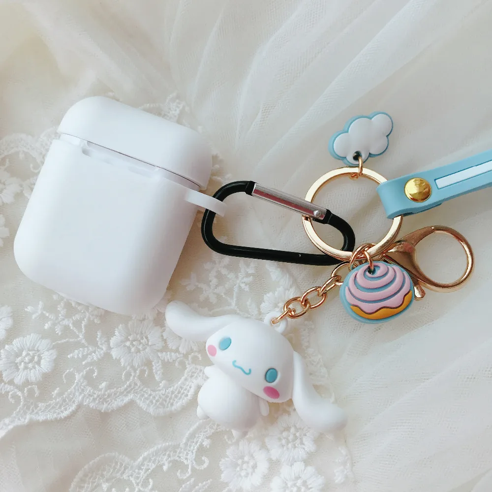Модный Забавный Мягкий силиконовый чехол для Apple Airpods с мультяшными животными, кукла Санрио, противоударный чехол для Apple, гарнитура для Airpods, чехол