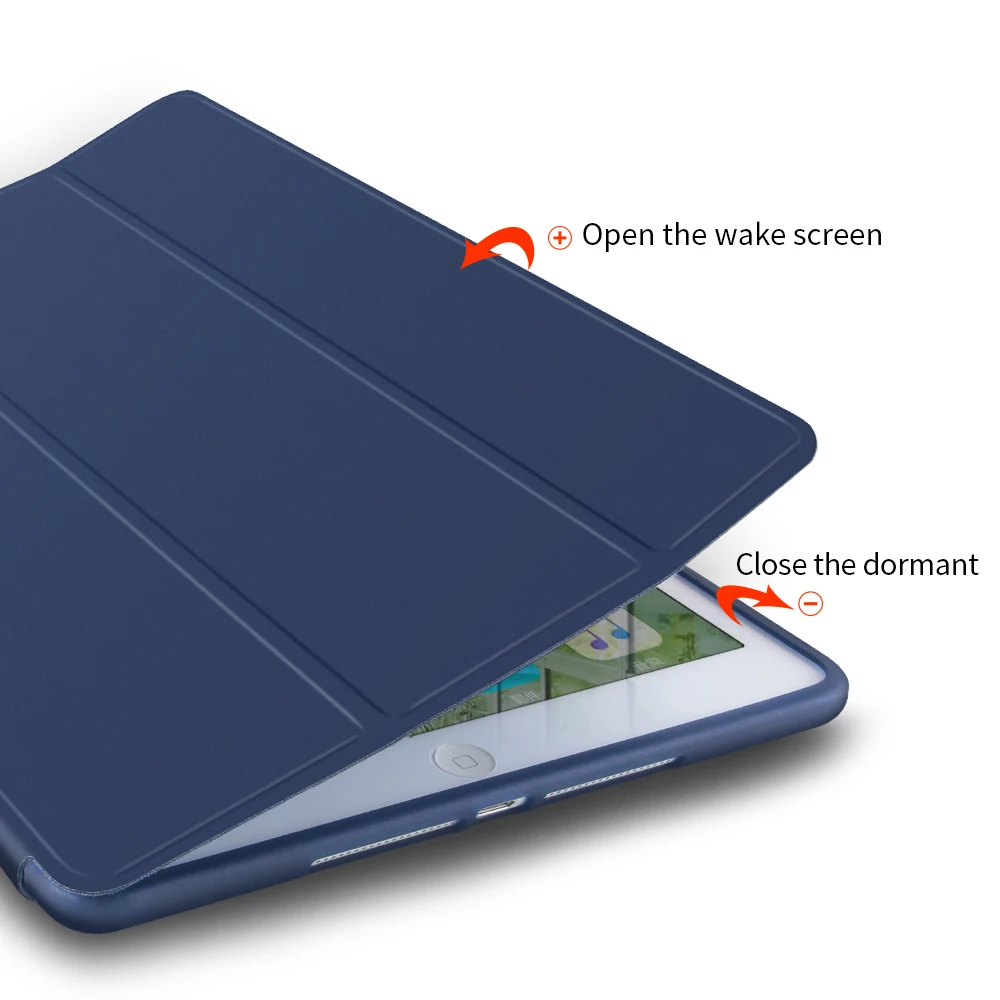 Для ipad 9 7 2017 2018 чехол умный чехол-подставка из искусственной кожи с функцией