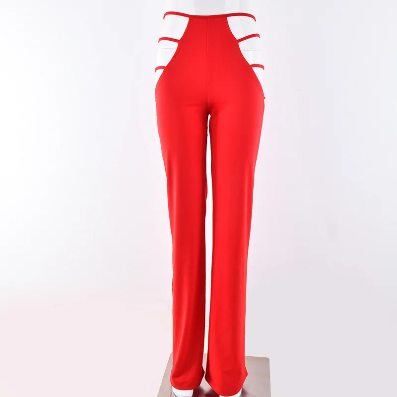 Женские черные брюки с дырками обтягивающие Брюки Капри для фитнеса уличные