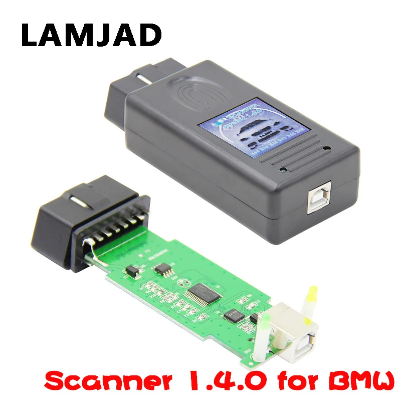 Новый сканер для BMW 1.4.0 версии 1 4 с чипом FT232RL PA Soft OBD2 диагностический инструмент