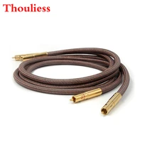 thouliess hifi rca cable accuphase 40th anniversary edition occ pure copper rca interconnect audio cable wire gold plated plug