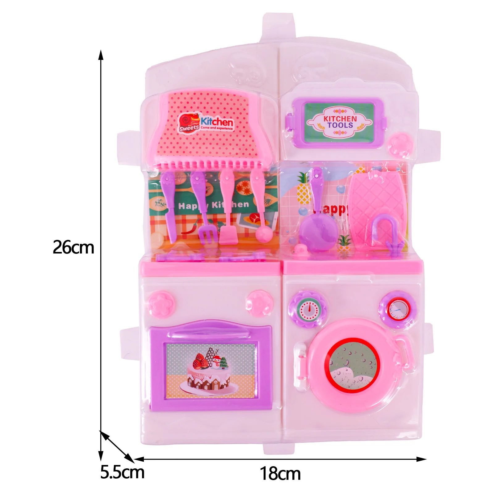 

Barbies Popular doll House Double Kitchen Accessories Blister Fashion DIY Game Set 1/6 BJD Popular Accessories Toys for children