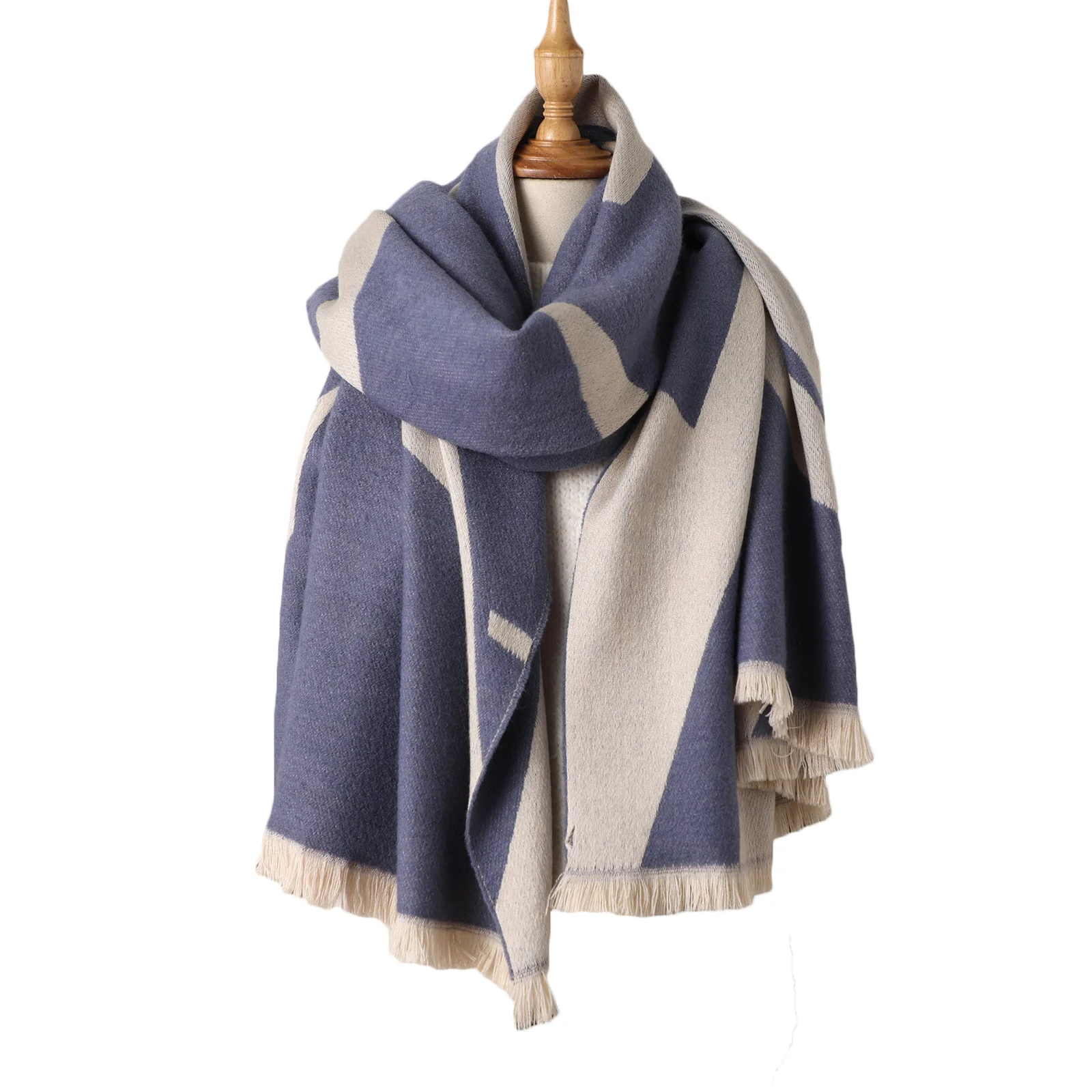 

2021 new cashmere scarf for winter women's double-sided warm original shawl new scarf