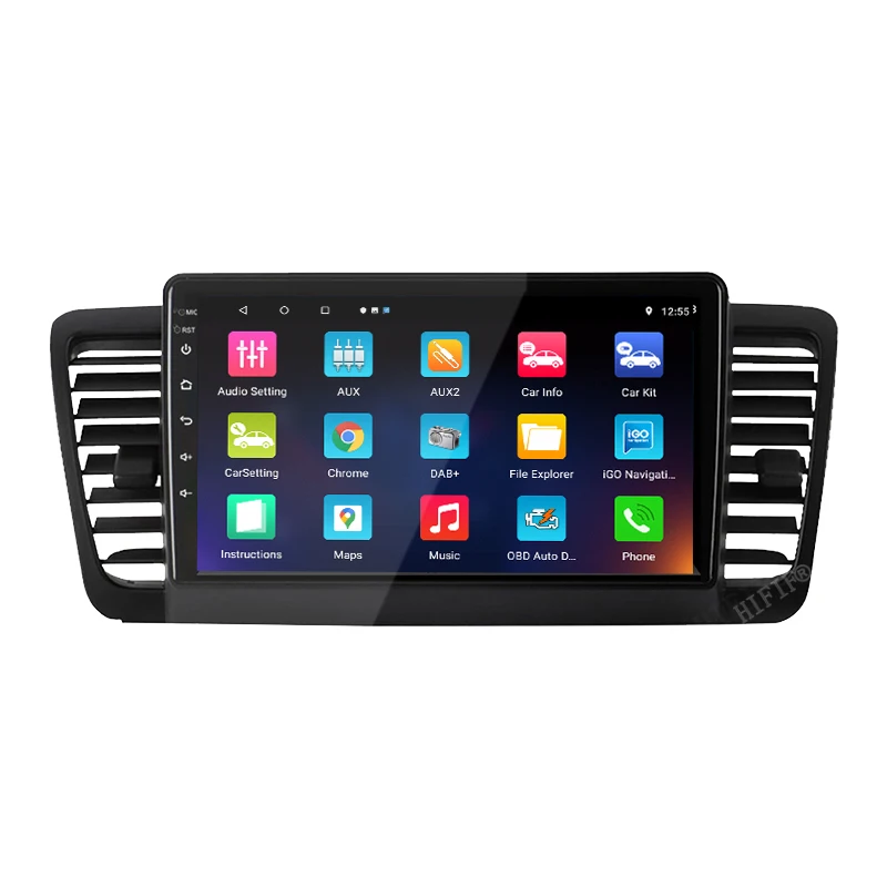 Автомагнитола 2 Din мультимедийный видеоплеер навигация GPS Android для Subaru Outback 3 Legacy 4