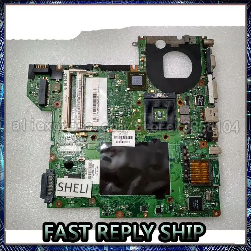 SHELI для HP V3000 DV2000 G86 631 A2 Улучшенная материнская плата PM965 DDR2 460716 001|Материнские