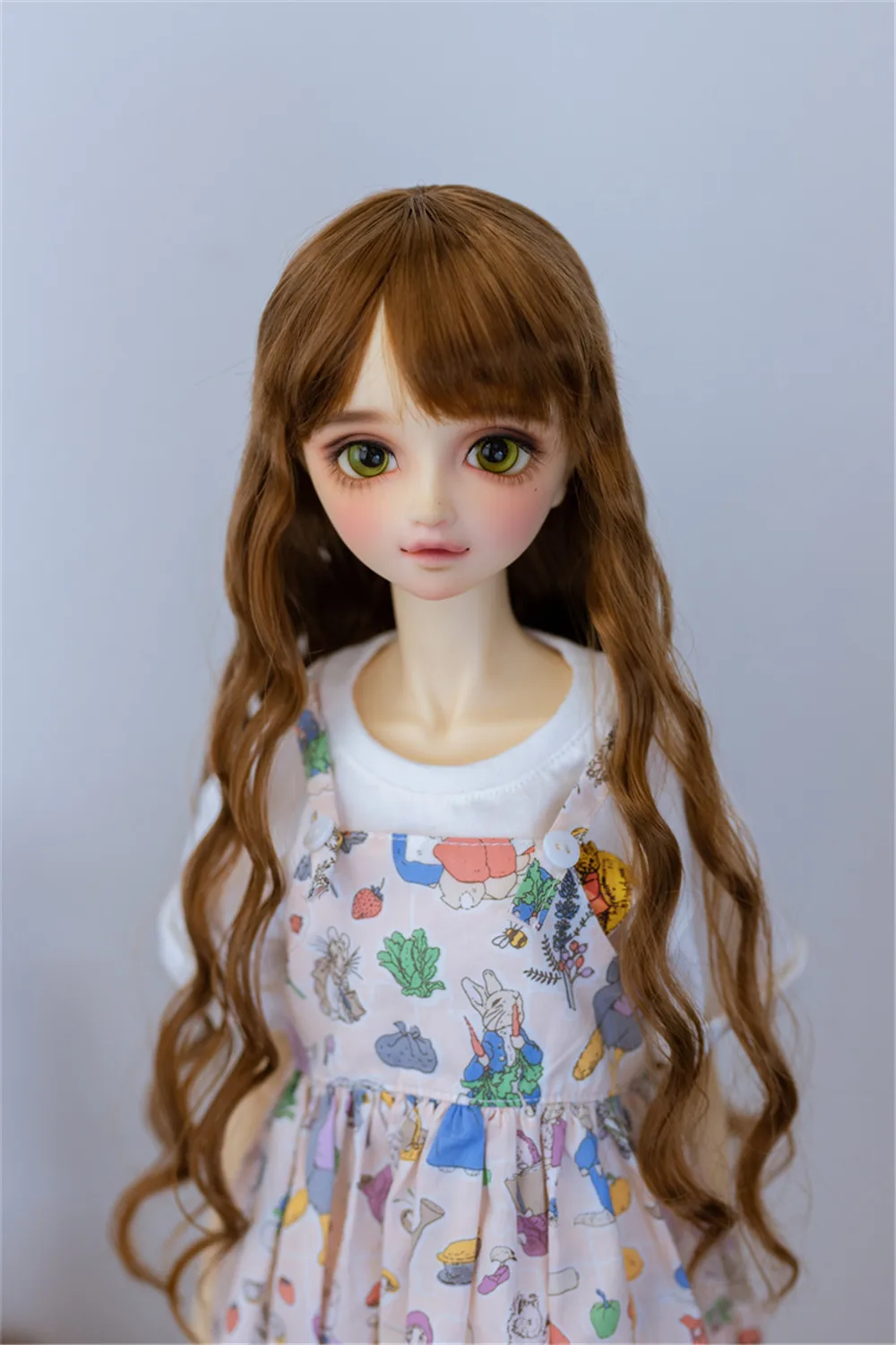 

BJD wig 1/3 1/4 1/6 Milk silk wig curly Long hair BJD doll accessories