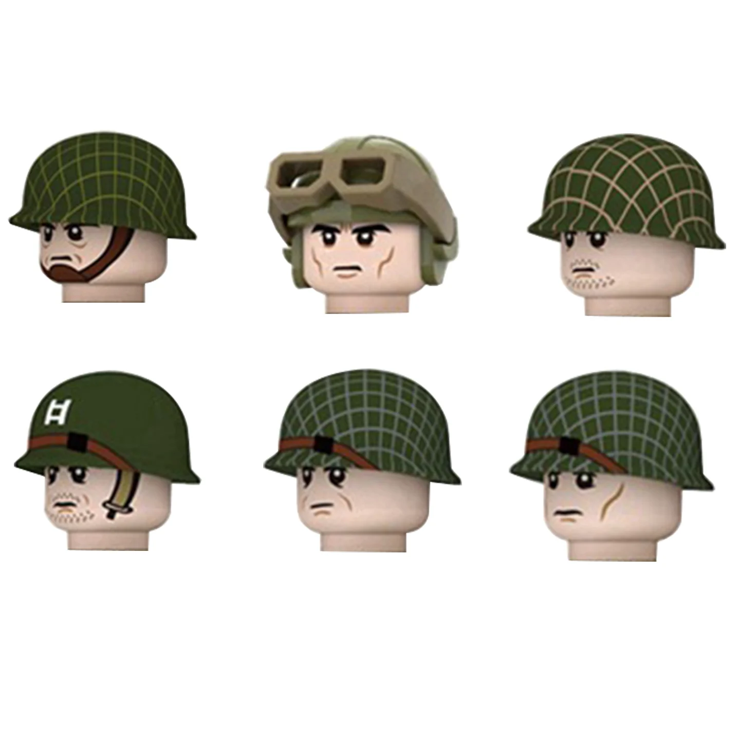 

Новые фигурки солдат военной морской пехоты США, строительные блоки Второй мировой войны, Западный фронт, армия США, оружие, пистолеты, дета...