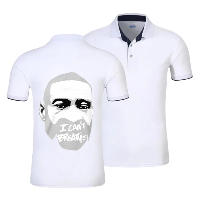 

I Cant Breathe POLO Shirts Summer New Popular T-shirts For Men And Women Logo Customized Dropshipping