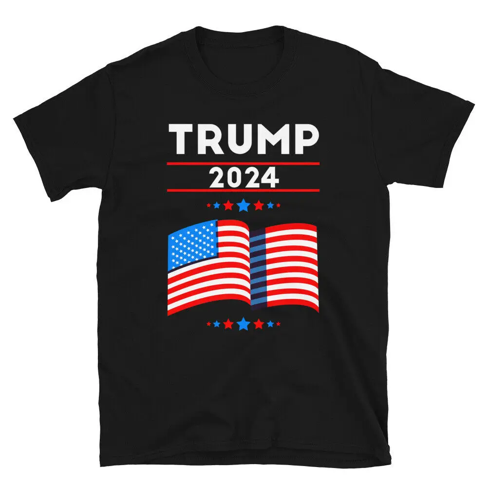 

Trump 2024 Make America Big Wther Maga American Flag Men T-shi