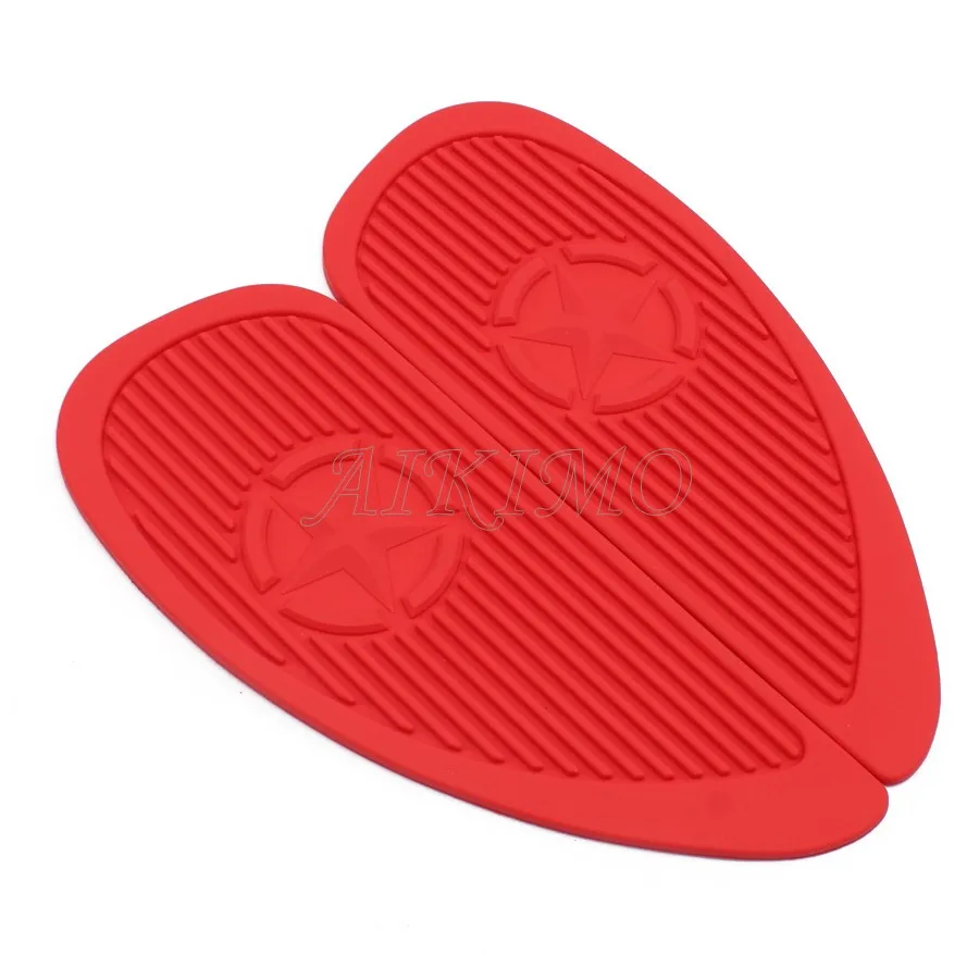 Универсальный ретро мотоцикл Cafe Racer газовый топливный бак резиновая наклейки Pad