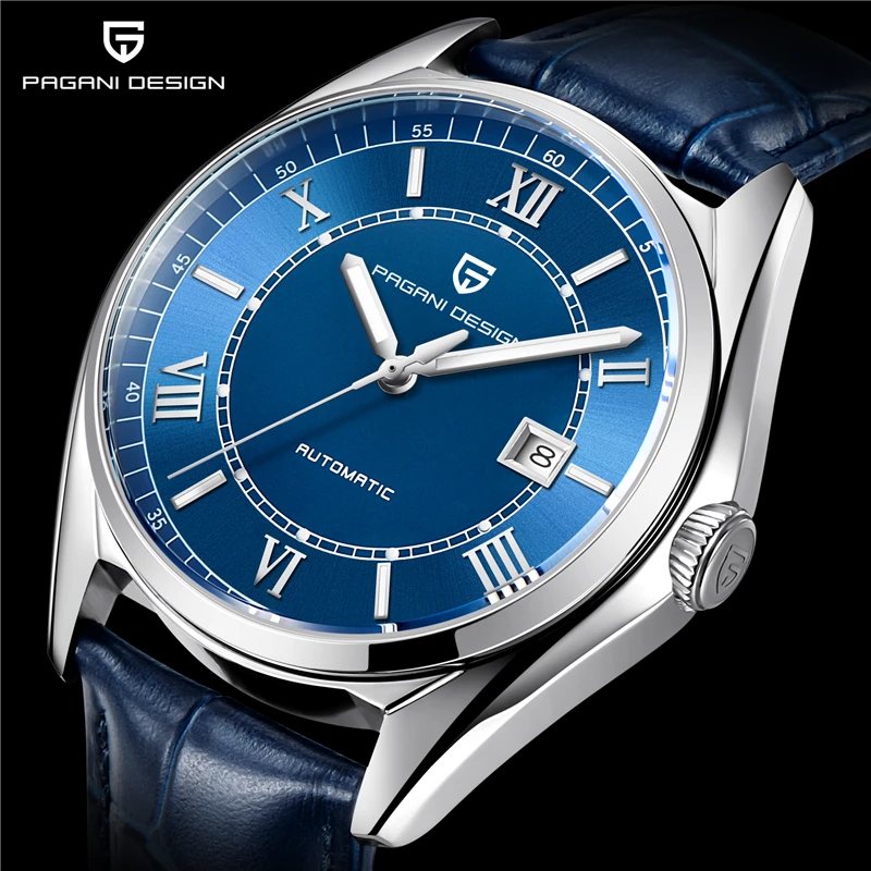 Pagani Design Fashion Automatic Business Watch Luxury Brand Mechanical Wristwatch Waterproof Calendar Clock For Men Montre Homme
