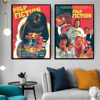 famous fiction movie sexy girl poster vintage style wall art on canvas painting print picture for living room home decor caudros