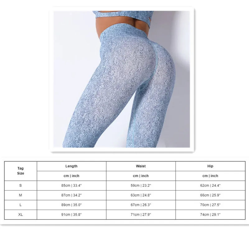 

JIANWEILI Seamless Printed leggings Sexy Woman fitness Push up leggings High waist Gym lift Hip Stretch pants