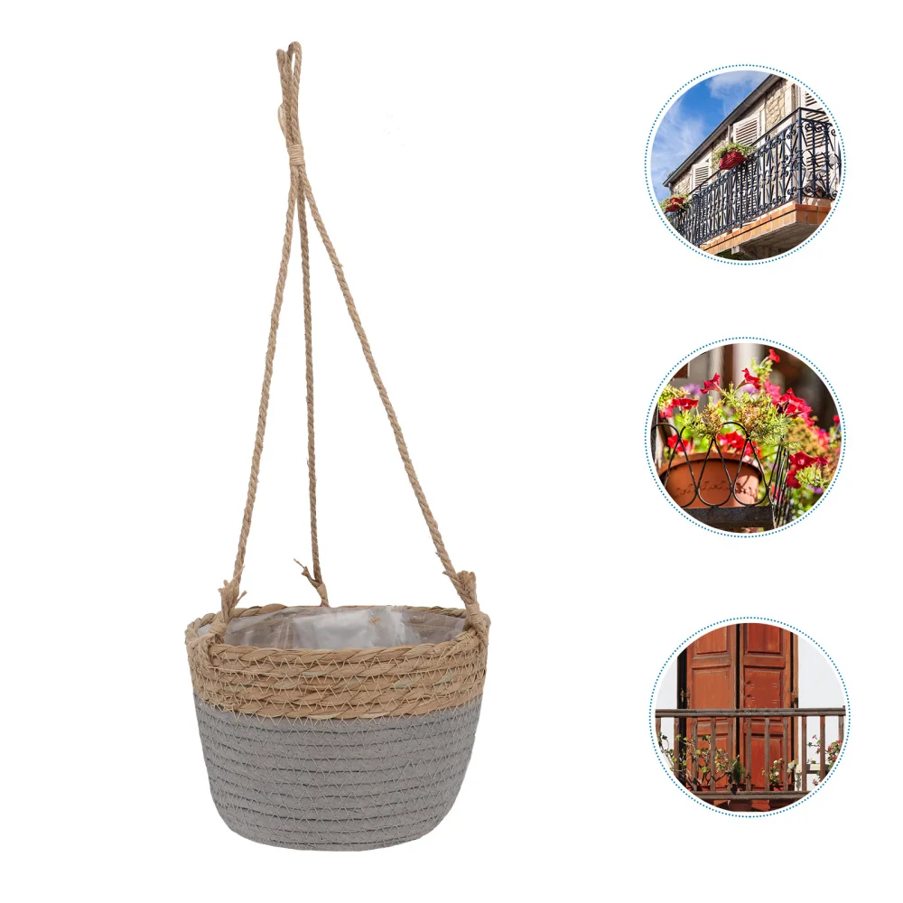 

1Pc Classic Hanging Basket Manual Wall Ornament Elegant Household Adornment