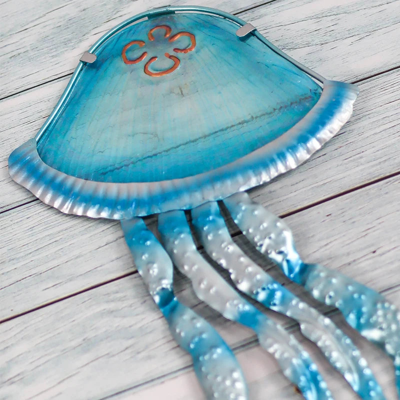 Металлический Настенный декор Медузы со стеклом для украшения дома и сада