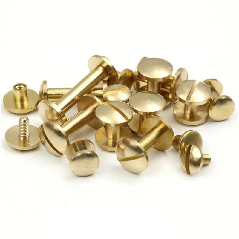 10*4*10 мм Чикаго винт двойной дуги кошелек сумка на ремне с заклепками DIY ручной