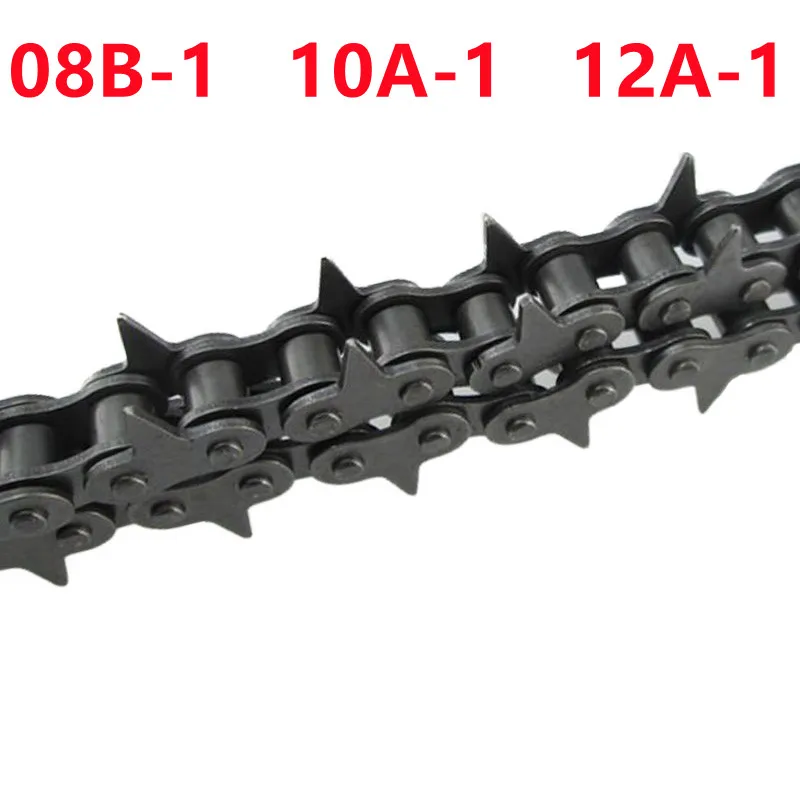 

1.5 Meter Sharp Top Pointed Teeth Chain 08B-1,10A-1,12A-1 Single Double Side Single Row Industrial Transmission Drive Chain