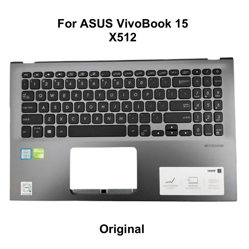 Клавиатура для Asus X512U Vivobook 15 X512 X512UN V5000 FL8700|Клавиатуры замены| |