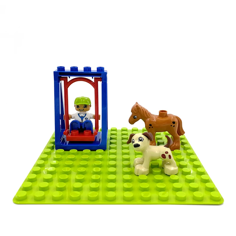 

Базовая пластина для больших строительных блоков, 12 х12 шпилек, 19 х19 см, 7,6*7,6 дюйма, базовая пластина, совместимая с блоками большого размера, ...