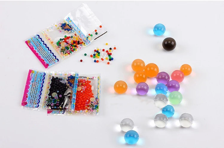 Красочные жемчужные гелевые шарики полимерные гидрогели горшечные хрустальные