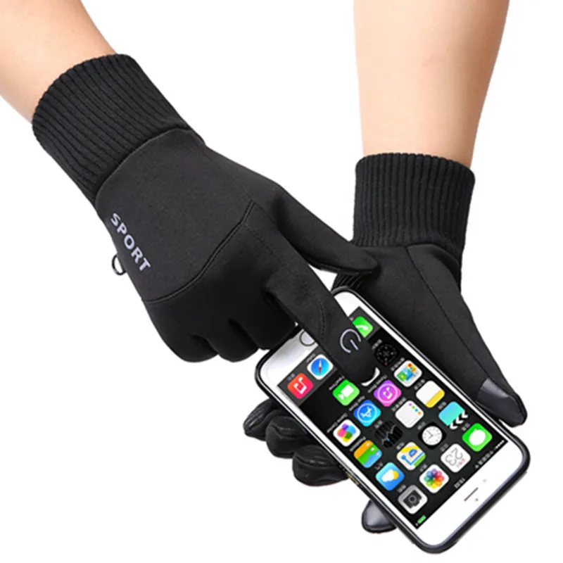 

Winter Warm Cycling Gloves Men's Racing Riding MBX Motorcycle Gloves Full Finger Outdoor Windproof Touch Screen Gloves Non-slip