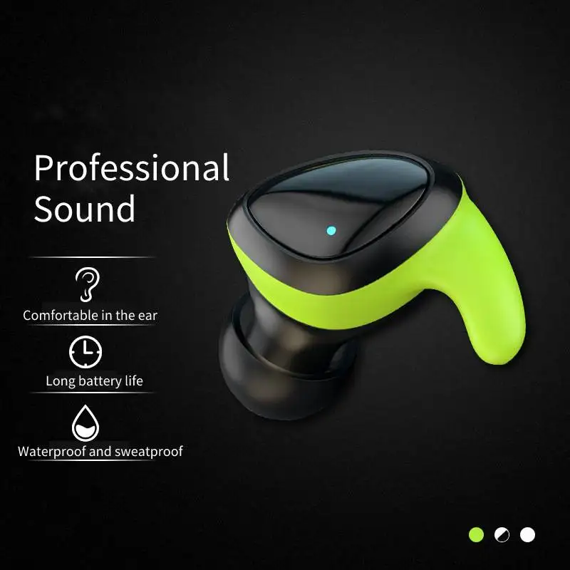 Наушники-вкладыши EASYBUDS TWS D10 водонепроницаемые с микрофоном