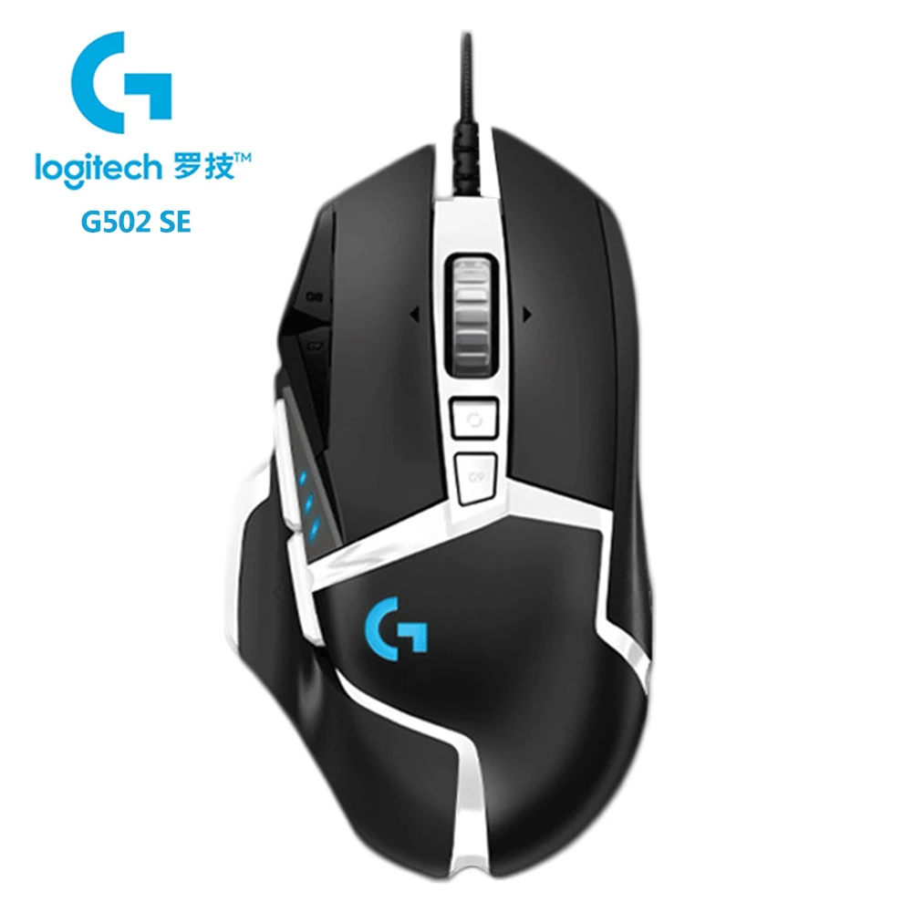 

Logitech G502 SE Game Mouse USB Wired Optical Mechanical Gaming Mice 16000DPI HERO Sensor RGB Backlight Mause for PC Laptop