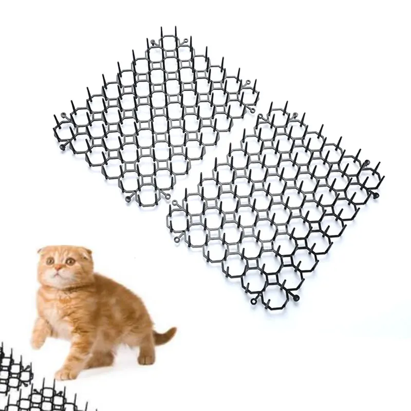 

1PCS Cat Mats Anti-cat Garden Gatos Dogs Repellent Mat Prickle Strips Keep Cats Away Safe Plastic Spike 21CM*16CM