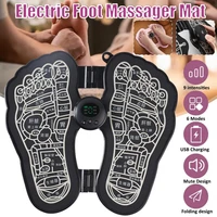 electric rechargeable foot fatigue relief mat feet massager pad pedicure tool