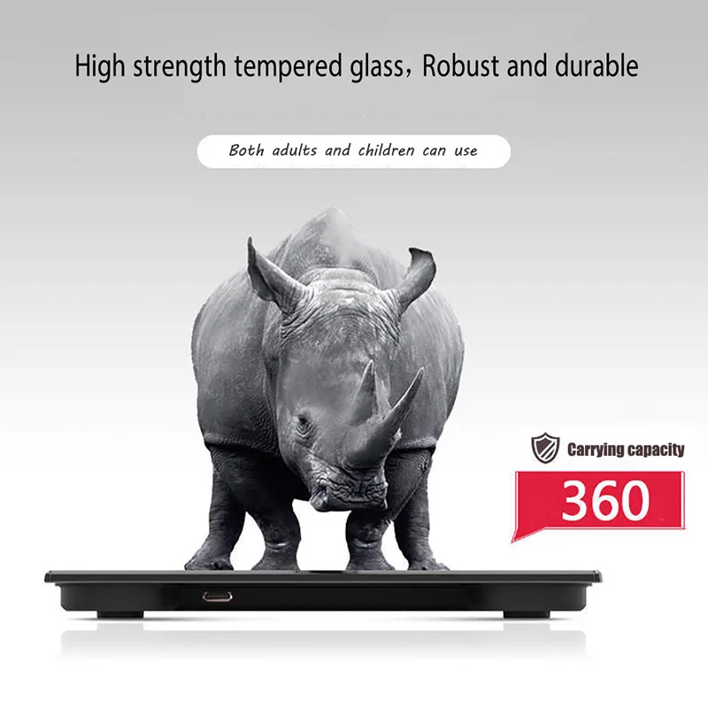 Весы для ванной комнаты стеклянные интеллектуальные домашние электронные весы