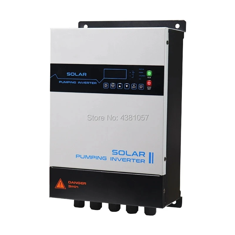 MPPT Солнечный водяной насос инвертор 1500 Вт 2200 с входом RS485 DC200V 400V к AC220V солнечный