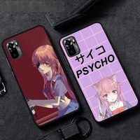 gasai yuno anime phone case for xiaomi redmi mi note 9 9a 8 8a 10 9 9s 8 8t 7 9t 10 pro max mobile bags