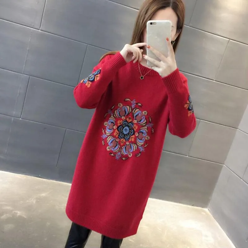Высококачественный Женский модный свитер 2019 с высоким воротником Топ женские